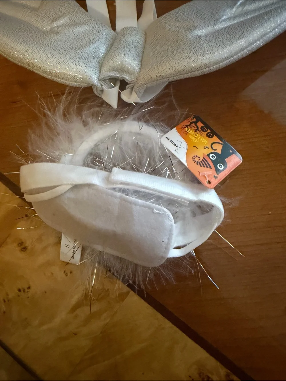 🐶🐰White Angel Wings and Halo Costume for Cats - Cute Pet Dress-Up